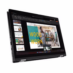 Lenovo ThinkPad L13 Yoga i5-1335U 13.3" Touch 16 GB LP512 GB SSD Win11 Pro Nero - Vista aggiuntiva 7