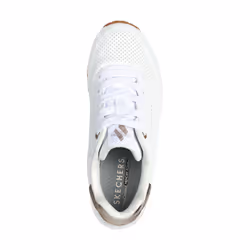 Scarpe bambini Skechers STREET : UNO GEN1 Bianco - 35 1/2 - Vista aggiuntiva 3