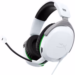 HP HyperX CloudX Stinger II – Cuffie cablate – Xbox, Cablato, Gaming, 10 - 28000 Hz, Auricolare, Bianco