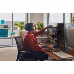 POLY Cuffie Blackwire 3310 certificate per Microsoft Teams + adattatore USB-C/A TAA, Cablato, Ufficio, 102 g, Auricolare, Ner ...