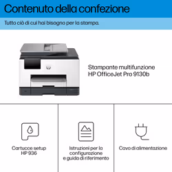 HP OfficeJet Pro Stampante multifunzione 9130b - Vista aggiuntiva 5