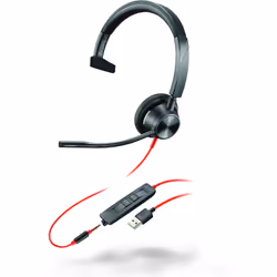 POLY Blackwire 3315-M Microsoft Teams Certified USB-A + 3.5mm Mono Headset - Vista aggiuntiva 4