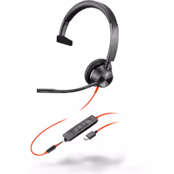 POLY Blackwire 3315 USB-C 3.5mm Mono Headset - Vista aggiuntiva 4