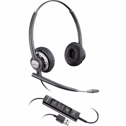 POLY Cuffie stereo EncorePro 725 USB-A TAA, Cablato, Ufficio, 78 g, Auricolare, Nero