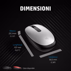 HP Mouse Bluetooth 240 Lunar White - Vista aggiuntiva 7