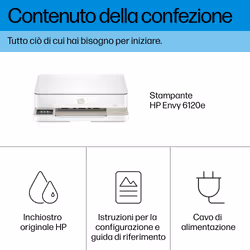 HP ENVY Stampante multifunzione 6120e - Vista aggiuntiva 4