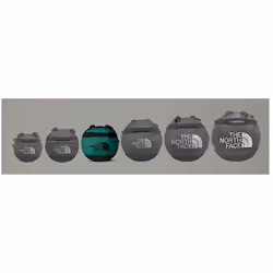 The North Face OS borsone 71 L Nylon, Poliestere Nero, Verde - Vista aggiuntiva 5