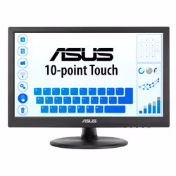 ASUS Touch VT169HE, 39,6 cm (15.6"), 1920 x 1080 Pixel, Full HD, LED, 5 ms, Nero