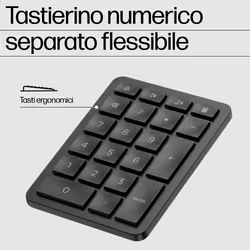 HP 965 Ergonomic Wireless Keyboard - Vista aggiuntiva 7