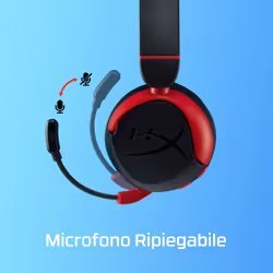 HyperX Cloud Mini – Wireless Gaming Headset (Nero) - Vista aggiuntiva 8
