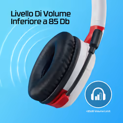 HyperX Cloud Mini – Wireless Gaming Headset (Bianco) - Vista aggiuntiva 8