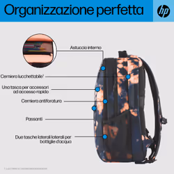 HP Zaino Campus XL Tie Dye - Vista aggiuntiva 4