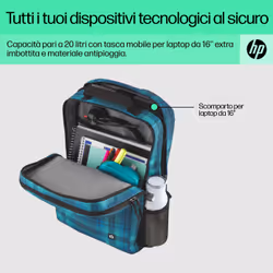 HP Zaino Campus XL Tartan Plaid - Vista aggiuntiva 6