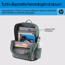 HP Zaino Campus Green - Vista aggiuntiva 7