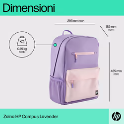 HP Zaino Campus Lavender - Vista aggiuntiva 4