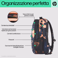 HP Zaino Campus XL Tie Dye - Vista aggiuntiva 4