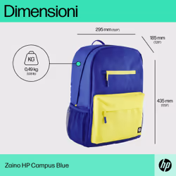 HP Zaino Campus Blue - Vista aggiuntiva 4