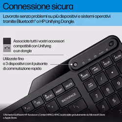 HP Tastiera wireless dual-mode 475 - Vista aggiuntiva 4