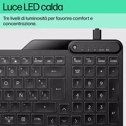 HP Tastiera cablata 400 retroilluminata - Vista aggiuntiva 7