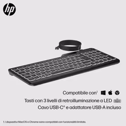 HP Tastiera cablata 400 retroilluminata - Vista aggiuntiva 8