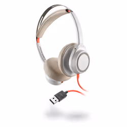 POLY Blackwire 7225 Auricolare Cablato A Padiglione Musica e Chiamate USB tipo-C Bianco - Vista aggiuntiva 5