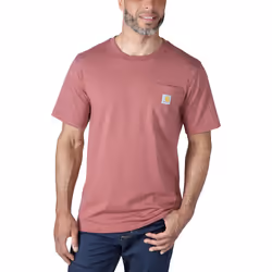 Carhartt Relaxed Fit Heavyweight K87 Pocket Maglietta, rosso, dimensione L per uomo