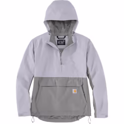 Carhartt Rain Defender Loose Fit Lightweight Packable Giacca da donna, grigio-porpora, dimensione L per donne