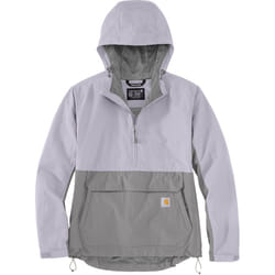 Carhartt Rain Defender Loose Fit Lightweight Packable Giacca da donna, grigio-porpora, dimensione L per donne