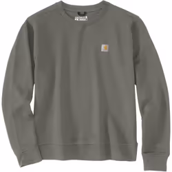 Carhartt Relaxed Fit Midweight French Terry Crewneck Felpa da donna, verde, dimensione XL per donne