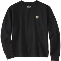 Carhartt Relaxed Fit Midweight French Terry Crewneck Felpa da donna, nero, dimensione L per donne