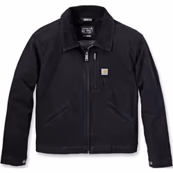 Carhartt Rugged Flex Relaxed Fit Canvas Detroit Giacca da donna, nero, dimensione L per donne