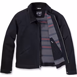 Carhartt Rugged Flex Relaxed Fit Canvas Detroit Giacca da donna, nero, dimensione XL per donne