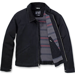 Carhartt Rugged Flex Relaxed Fit Canvas Detroit Giacca da donna, nero, dimensione XL per donne