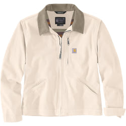 Carhartt Rugged Flex Relaxed Fit Canvas Detroit Giacca da donna, beige, dimensione S per donne