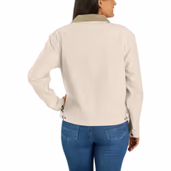 Carhartt Rugged Flex Relaxed Fit Canvas Detroit Giacca da donna, beige, dimensione S per donne