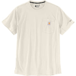 Carhartt Force Relaxed Fit Midweight Short Sleeve Pocket Maglietta, beige, dimensione 2XL per uomo