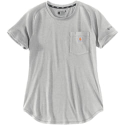 Carhartt Force Relaxed Fit Midweight Pocket Maglietta da donna, grigio, dimensione XL per donne