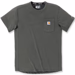 Carhartt Force Relaxed Fit Midweight Short Sleeve Pocket Maglietta, verde, dimensione L per uomo