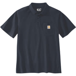 Carhartt Loose Fit Short-Sleeve Pocket Polo, blu, dimensione L per uomo