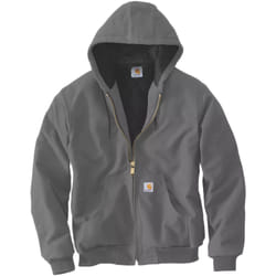 Carhartt Firm Duck Insulated Flannel-Lined Active Giacca in tessuto, grigio, dimensione 2XL per uomo