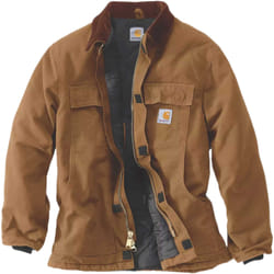 Carhartt Loose Fit Firm Duck Insulated Traditional 3 Warmest Cappotto, marrone, dimensione XL per uomo