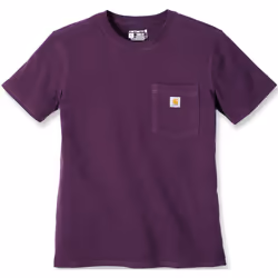 Carhartt Loose Fit Heavyweight Short-Sleeve Pocket 2024 Maglietta, porpora, dimensione S per uomo