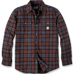 Carhartt Loose Fit Heavyweight Flannel Long-Sleeve Plaid Camicia, rosso, dimensione 2XL per uomo