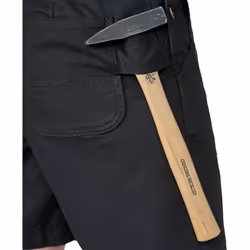 Carhartt Rugged Flex Relaxed Fit Canvas Ladies Salopette corte, nero, dimensione M per uomo