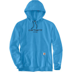 Carhartt Force Relaxed Fit Lightweight Logo Graphic Felpa, blu, dimensione 2XL per uomo