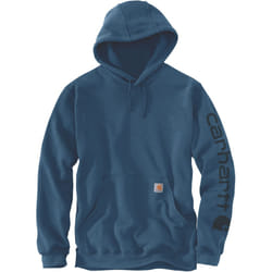 Carhartt Midweight Sleeve Logo 2025 Felpa, blu, dimensione XS per uomo