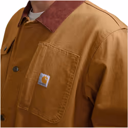 Carhartt Loose Fit Firm Duck Blanket-Lined Chore Cappotto, marrone, dimensione S per uomo