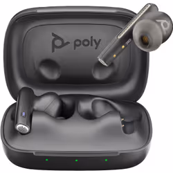 POLY Auricolari nerofumo Voyager Free 60 UC M + Adattatore BT700 USB-C + Custodia di ricarica di base - Vista aggiuntiva 5