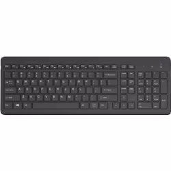 HP Tastiera wireless 225, Full-size (100%), Wireless, RF Wireless, Interruttore a chiave meccanica, QWERTY, Nero