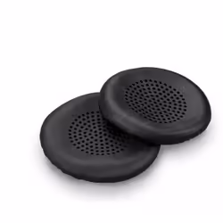 POLY Cuscinetti auricolari in similpelle Voyager Focus UC (2 pezzi), Set cuscinetto/anello, Nero